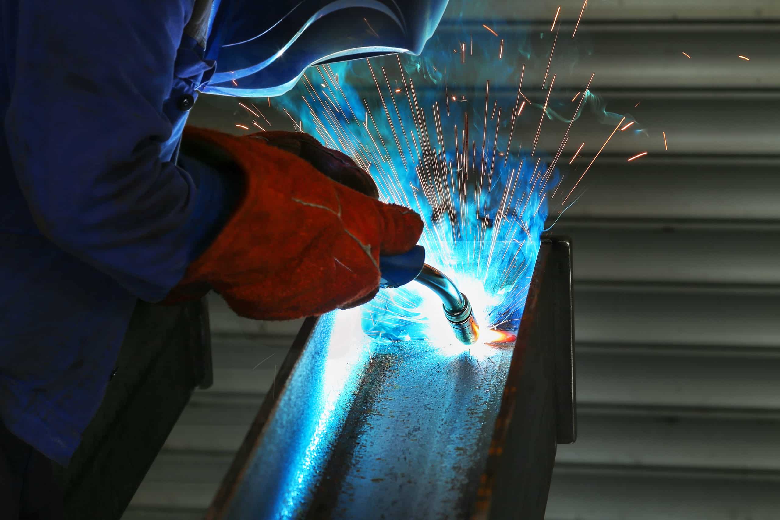 Mig welding online process