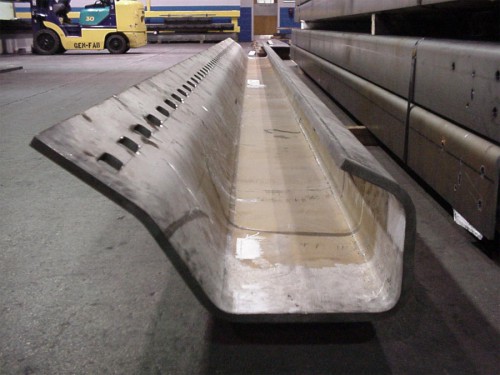 Custom Formed Steel Section Component Part for the Mining Industry